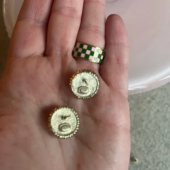 CHANEL Pearl and crystal halo cc stud earrings - Picture 4 of 8